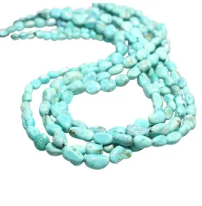 Sierra Nevada Turquoise Beads Nevada Robins Egg Blue 5-7X9Mm,