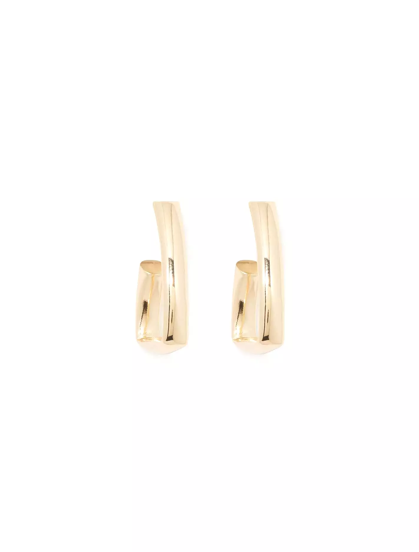 Signature Annalise Angular Hoop Earrings