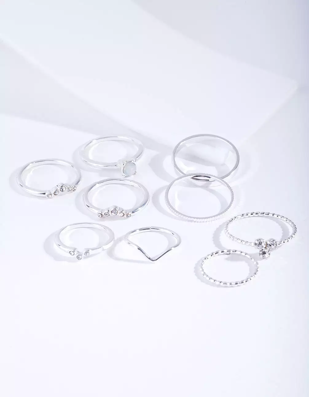 Silver Fine Moonstone Ring Pack