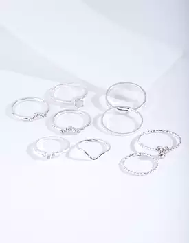 Silver Fine Moonstone Ring Pack