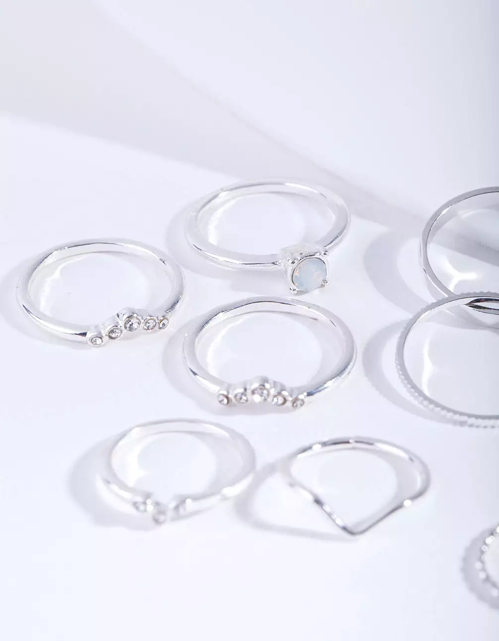 Silver Fine Moonstone Ring Pack