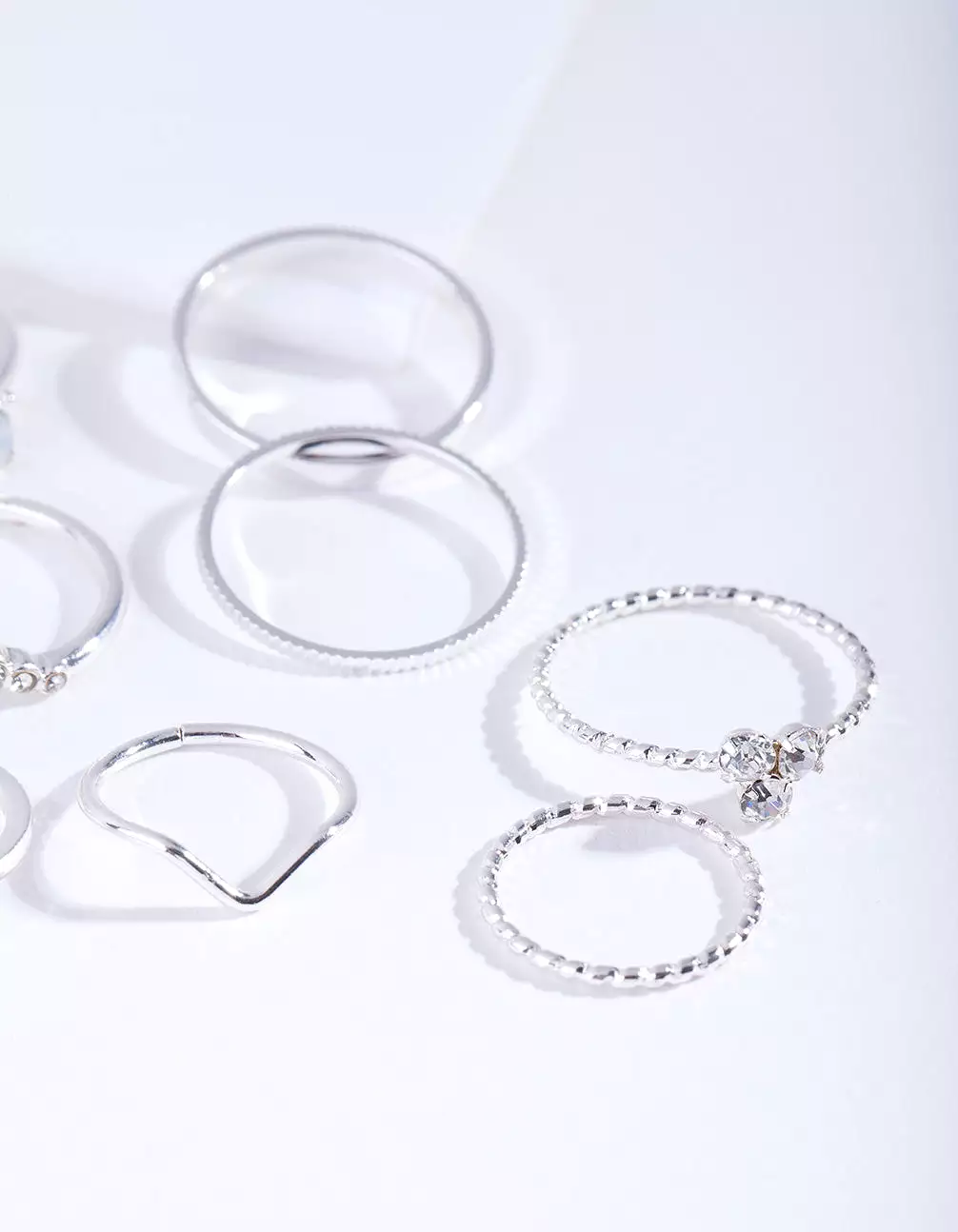 Silver Fine Moonstone Ring Pack