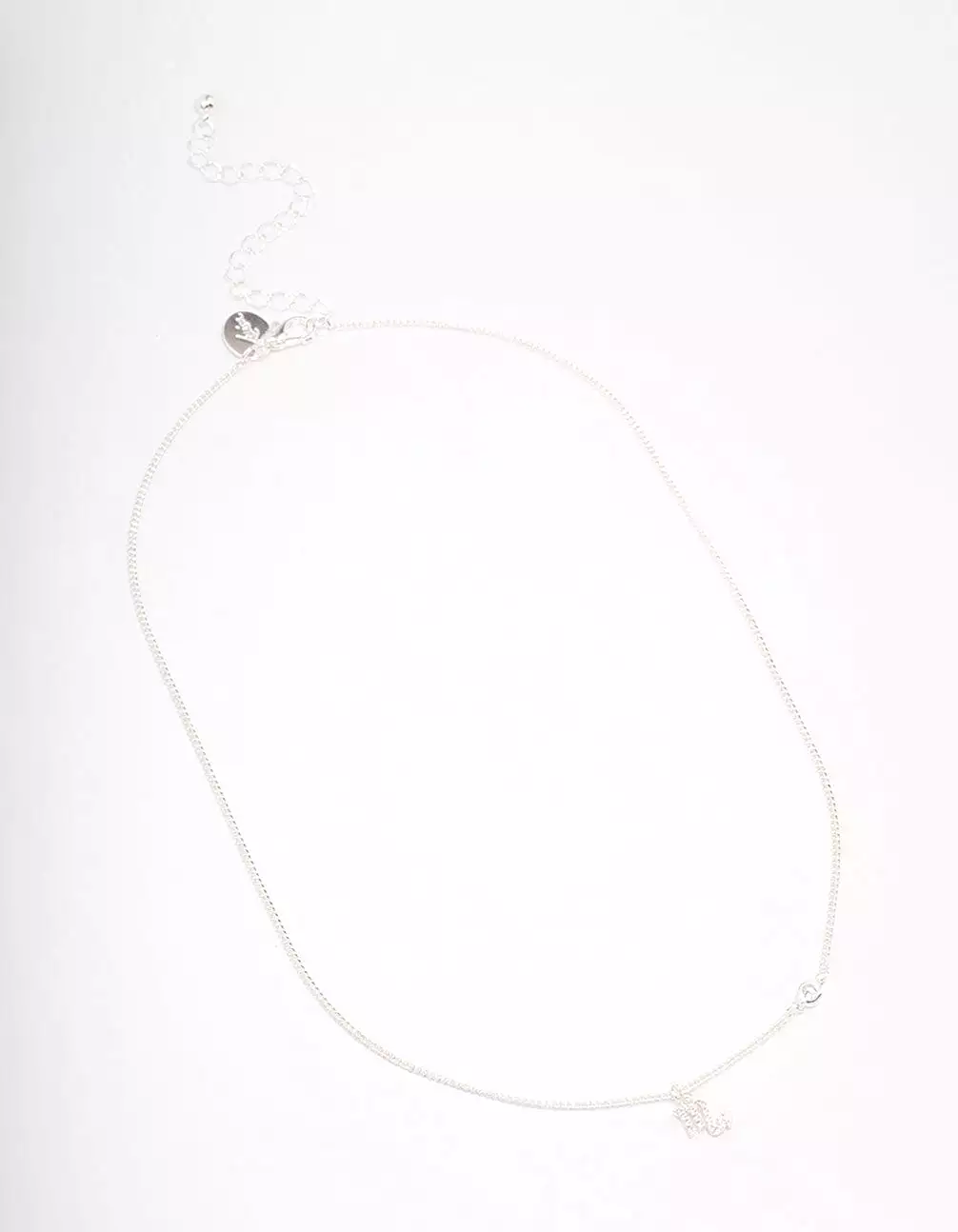 Silver Plated Scorpio Necklace With Cubic Zirconia Pendant