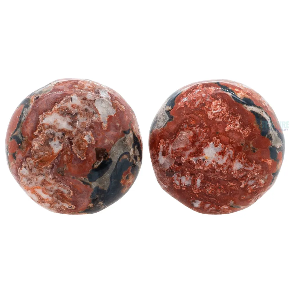 Stone Plugs - Leopardskin Jasper