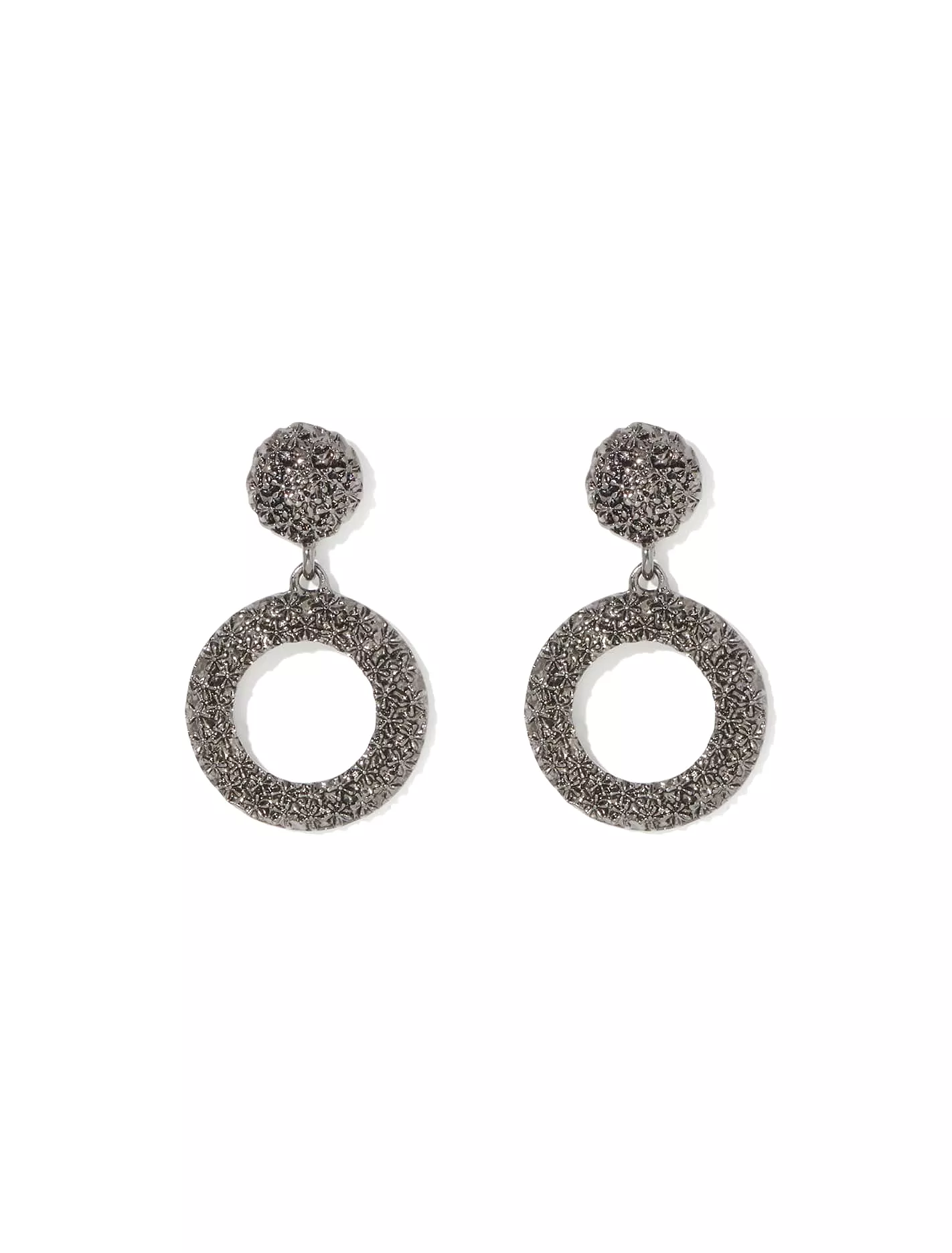 Tabby Texture Hoop Earrings