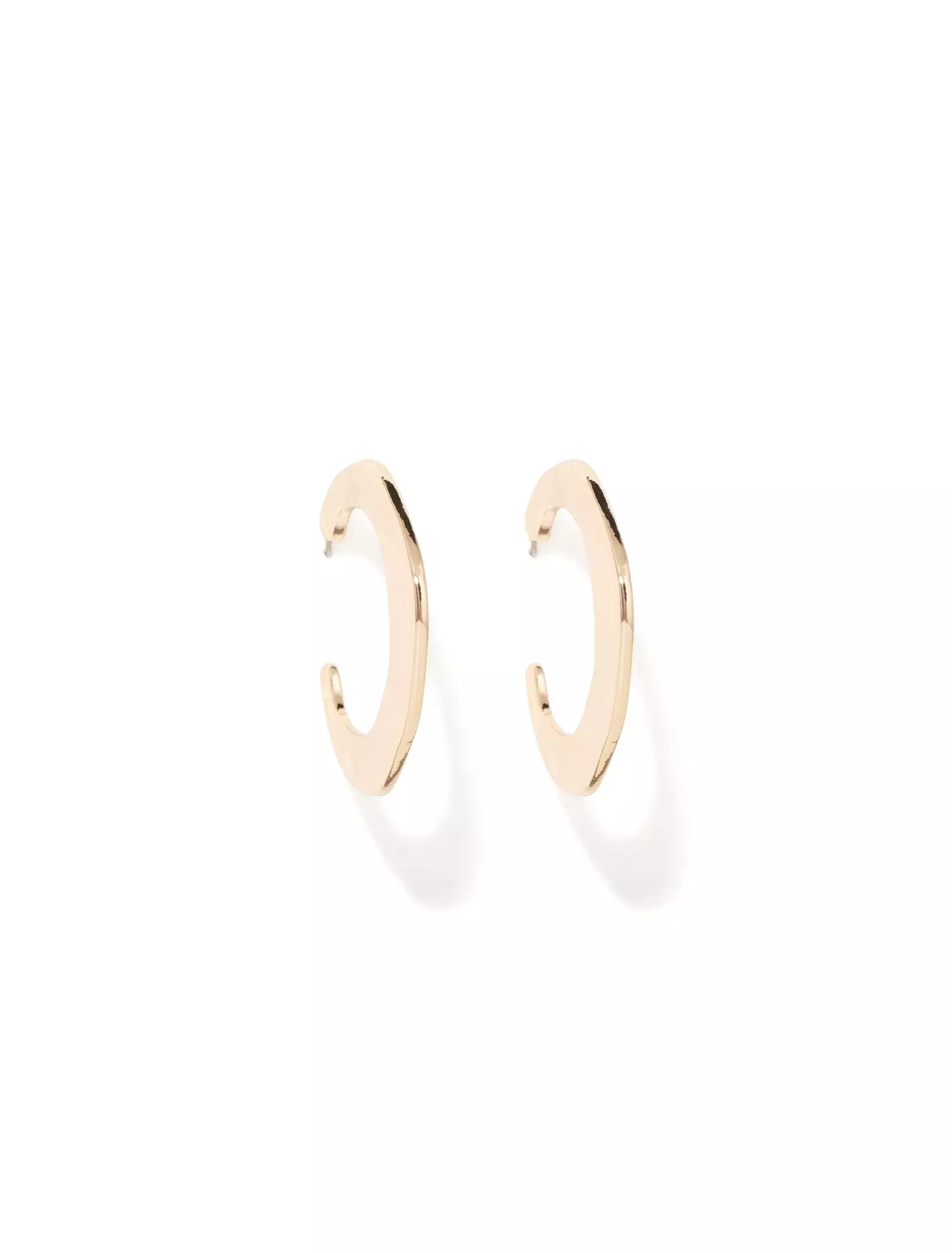 Tabby Textured Hoop Earrings