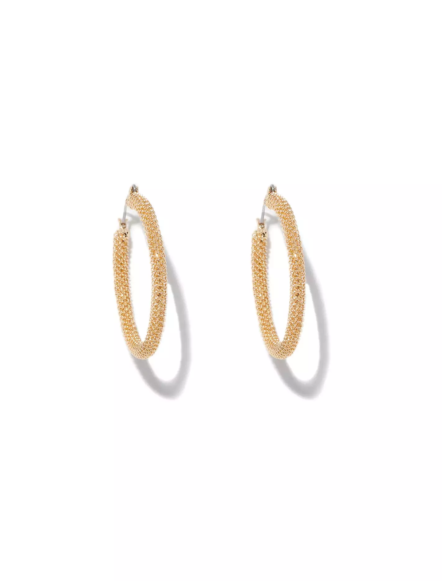 Tahlia Textured Hoop Earrings