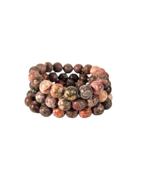 The Celeste Leporad Skin Jasper Bracelet