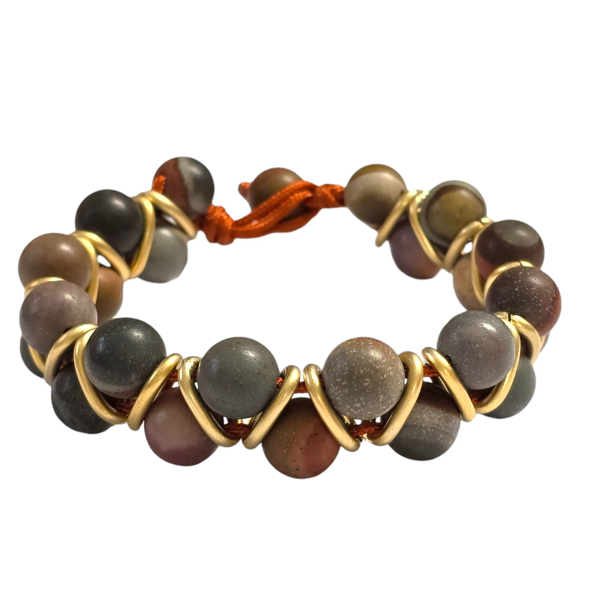 The Jose Helix Jasper Bracelet