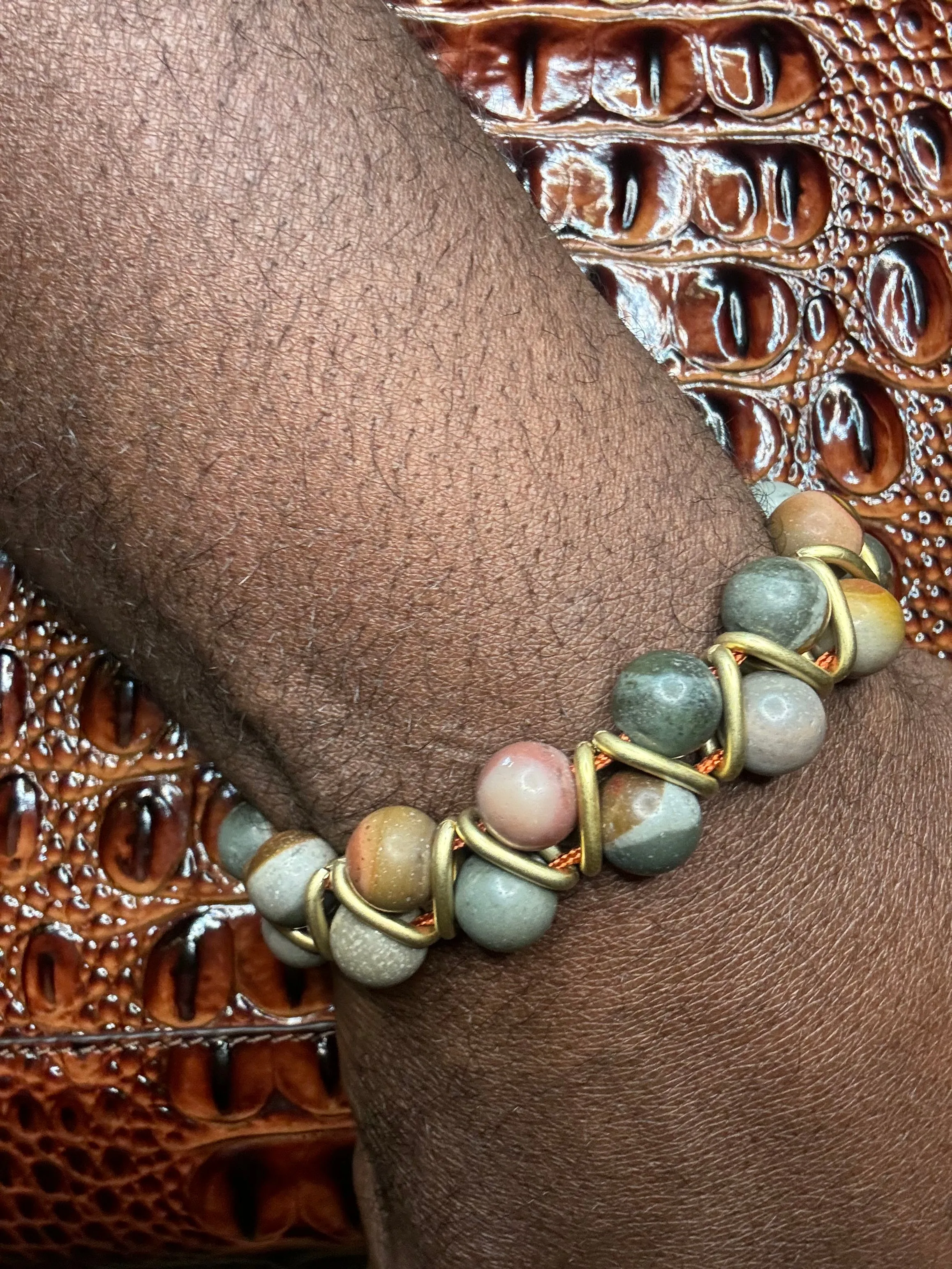 The Jose Helix Jasper Bracelet