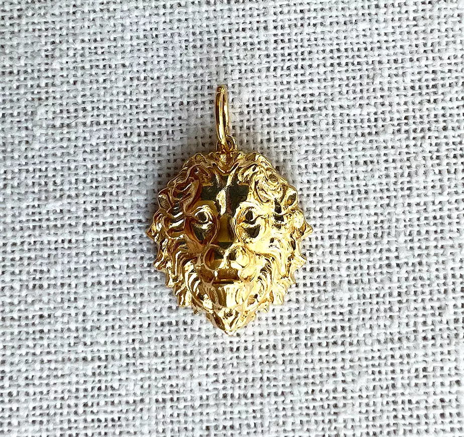 Thireos Large Charm Pendant, Gold