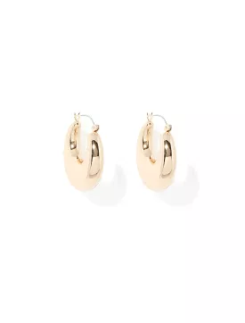 Tina Thick Hoop Earrings