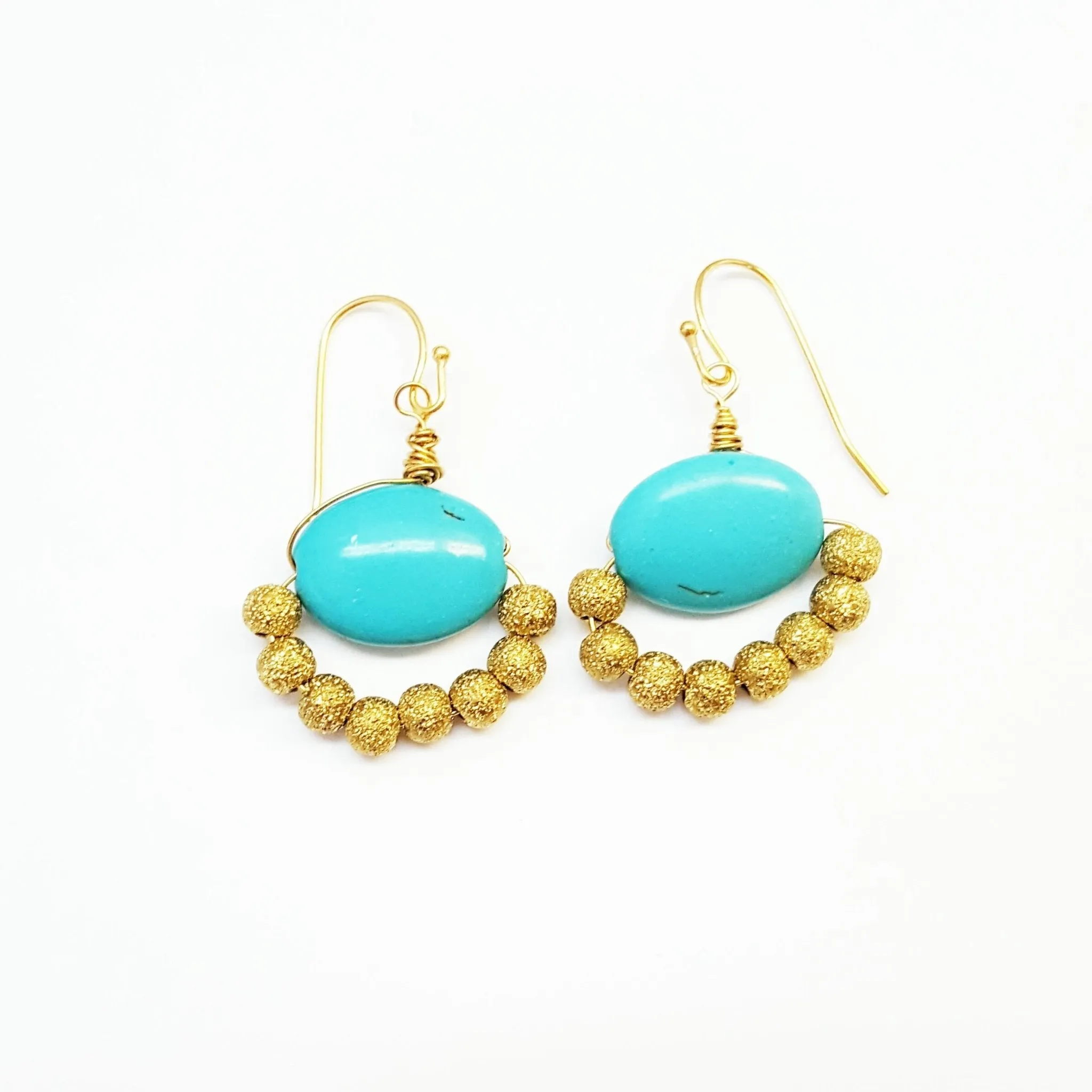 Turquoise Chandies Earrings