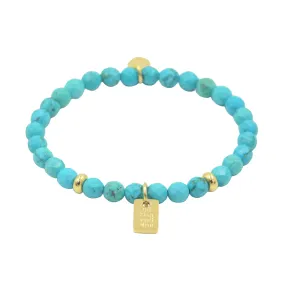 Turquoise Restore Dignity Charm Bracelet