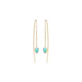 Turquoise Teardrop Earrings