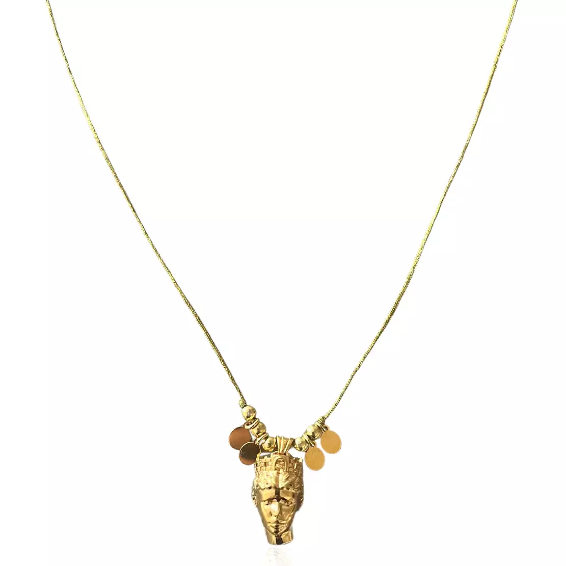 Tyche Cord Lucky Charm, Gold