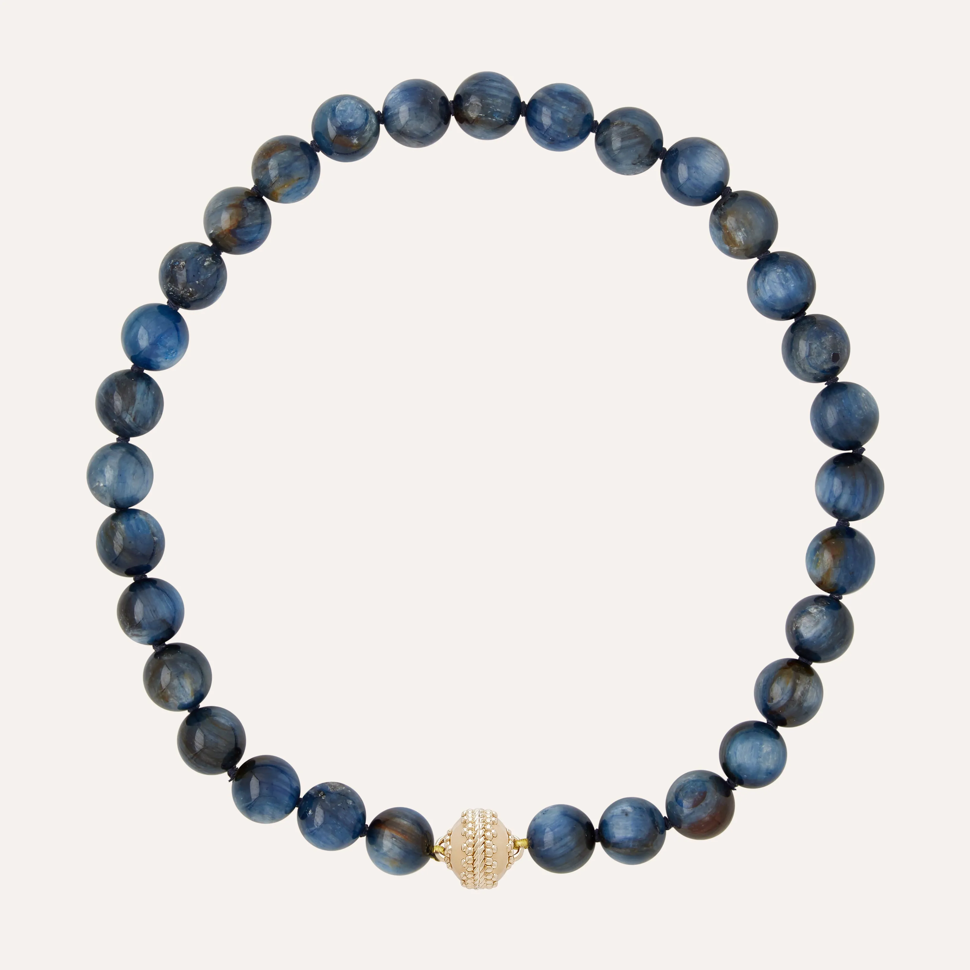 Victoire Blue Kyanite 12mm Necklace