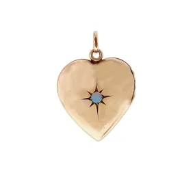 Victorian Opal Heart Locket