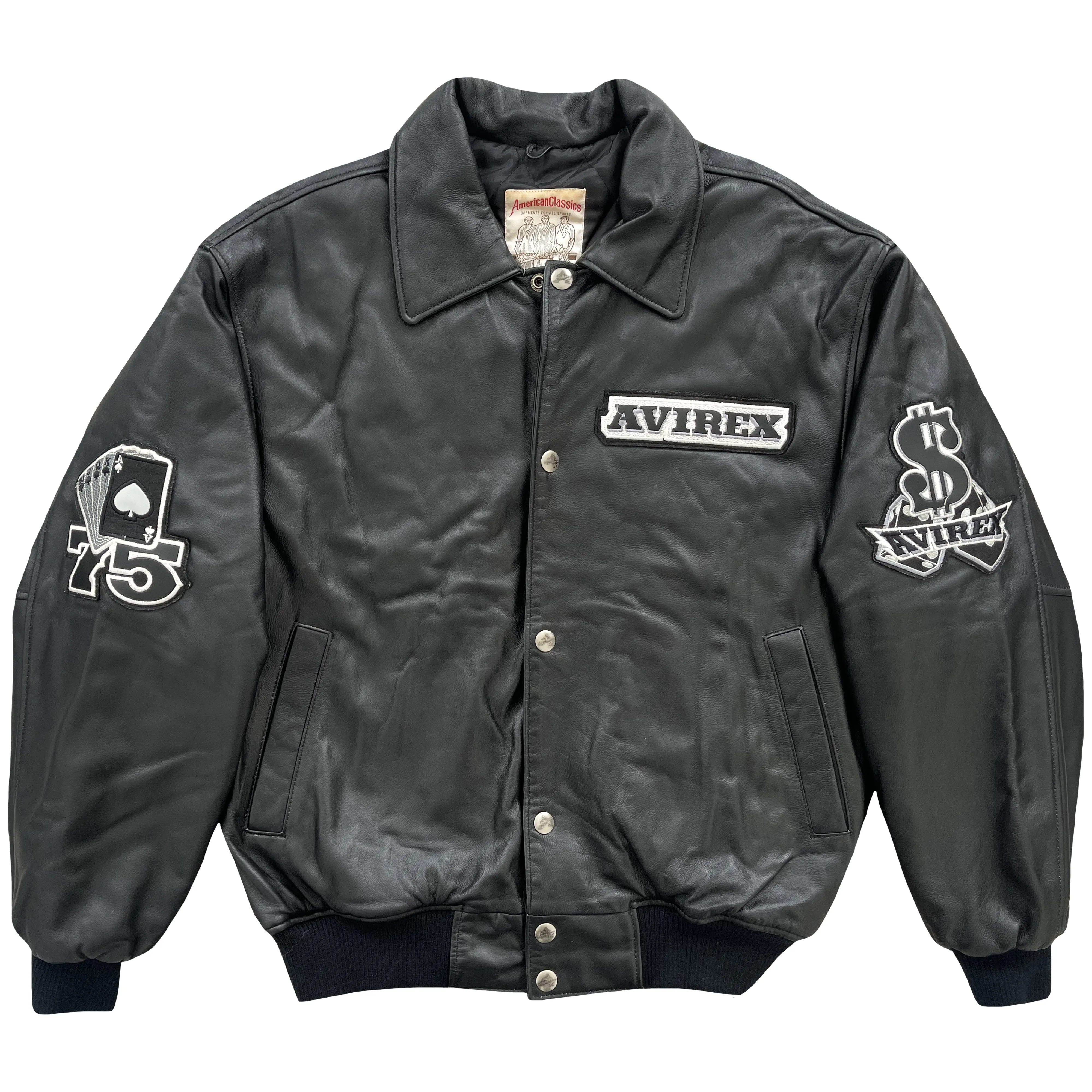 Vintage Avirex Leather Varsity Jacket