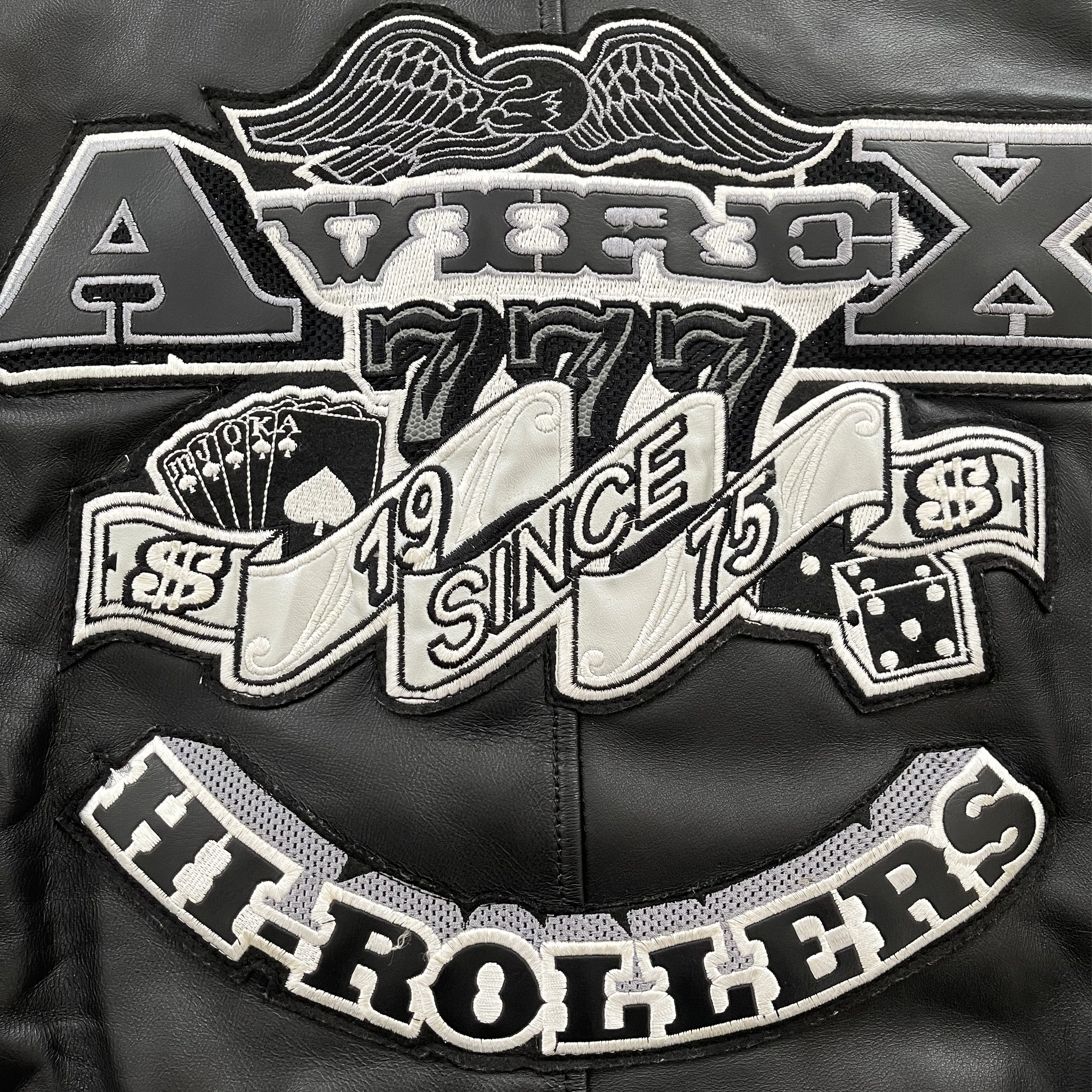 Vintage Avirex Leather Varsity Jacket