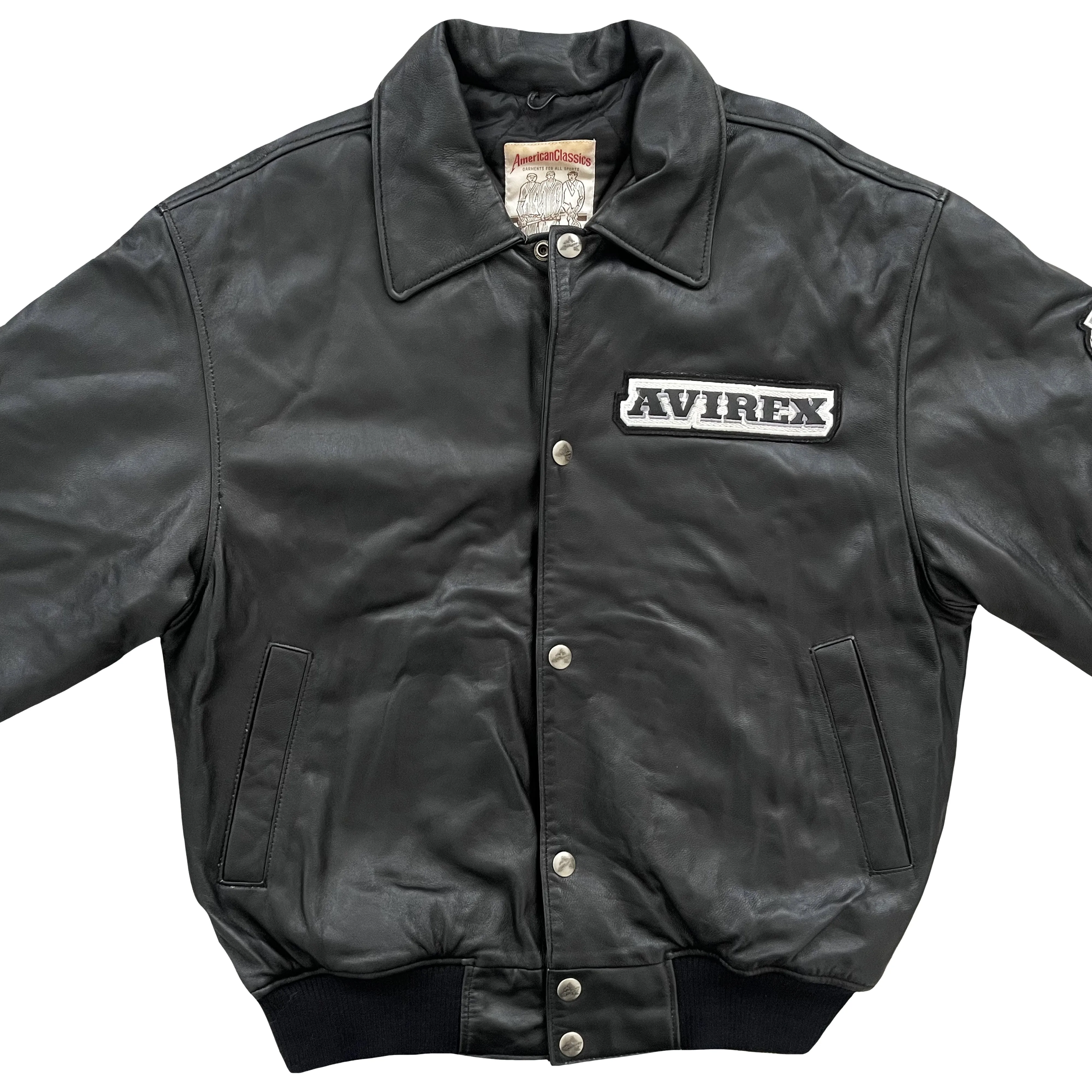 Vintage Avirex Leather Varsity Jacket