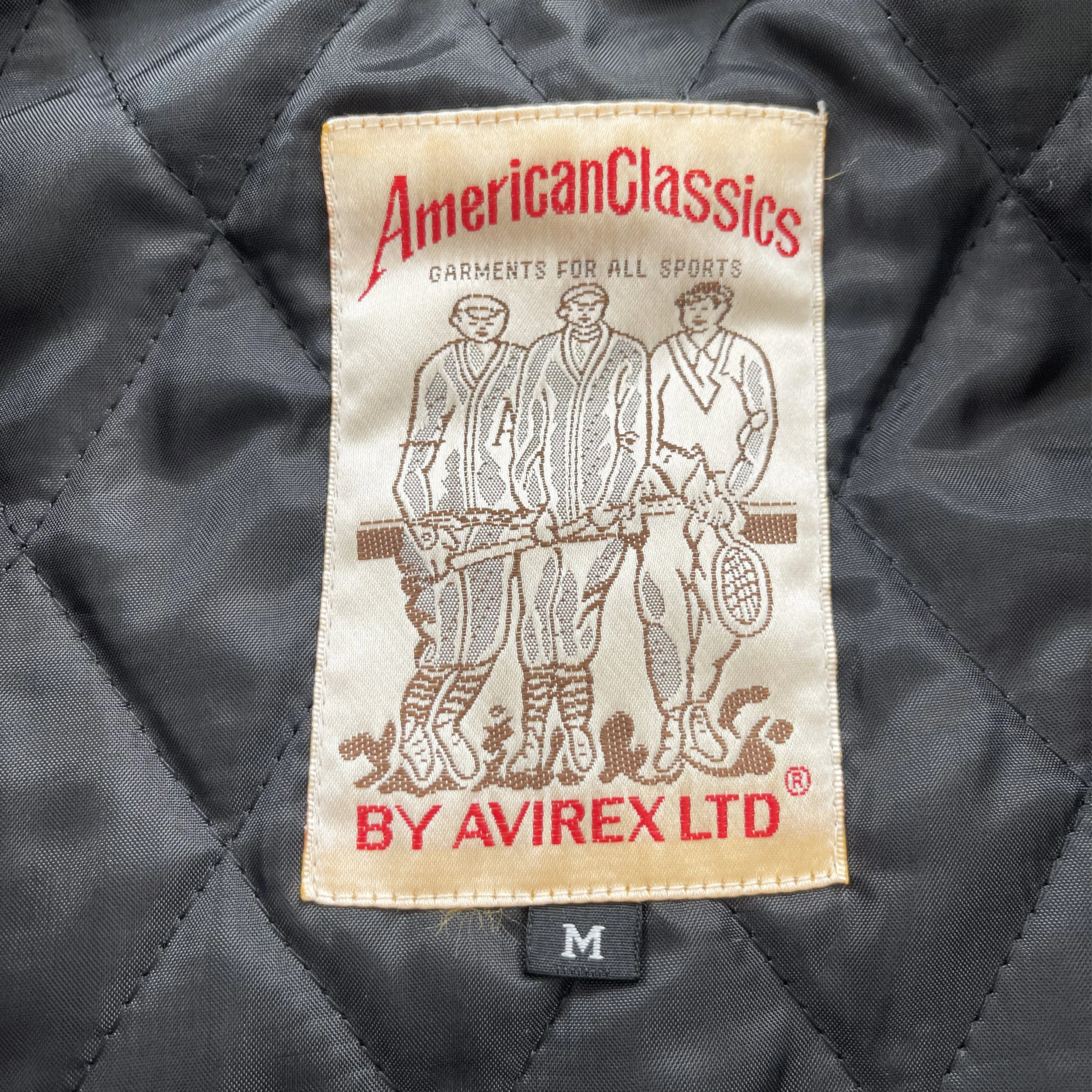 Vintage Avirex Leather Varsity Jacket