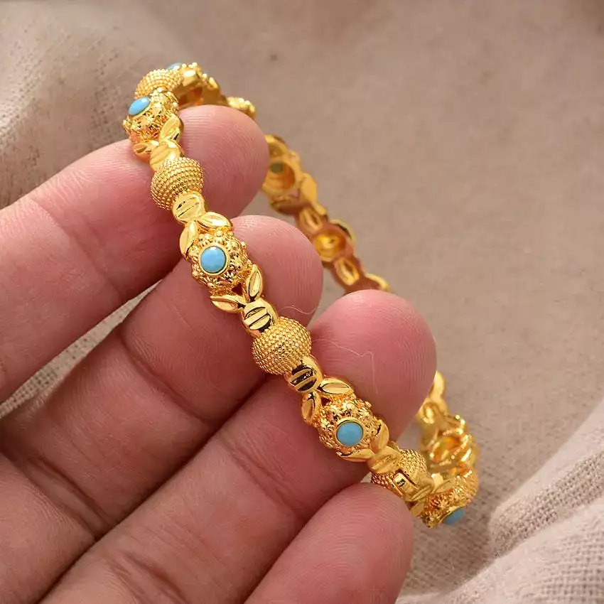 Wedding Gold Color Bangles For Women