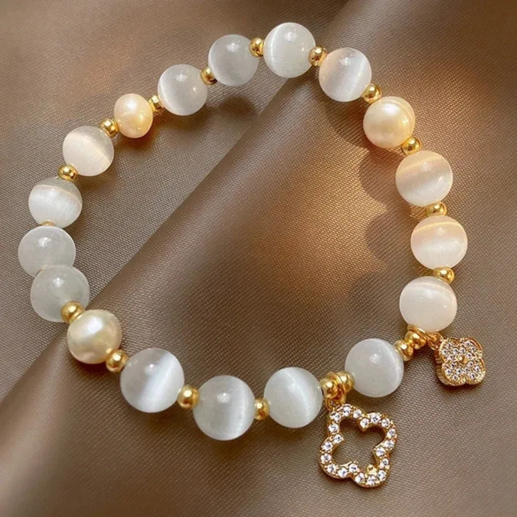 White Opal Bracelet