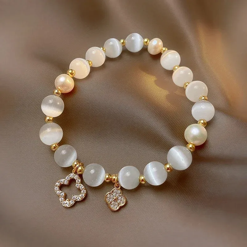 White Opal Bracelet