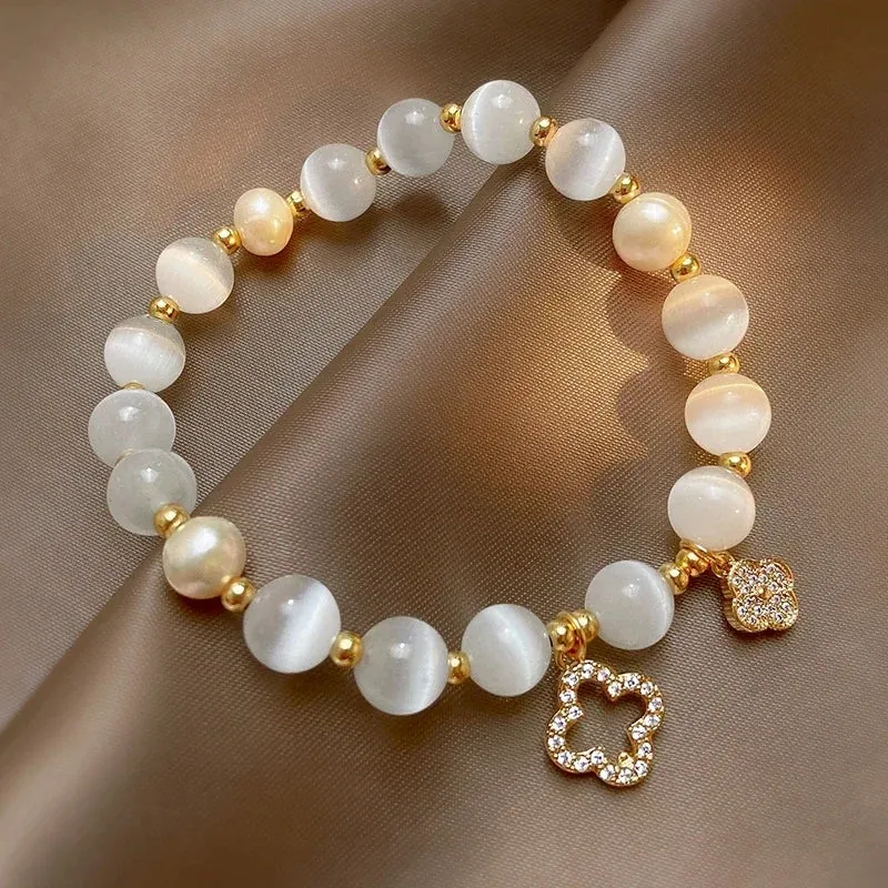 White Opal Bracelet