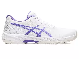 Women's Asics Gel-Resolution 9, White/Amethyst, 11.5 D Wide